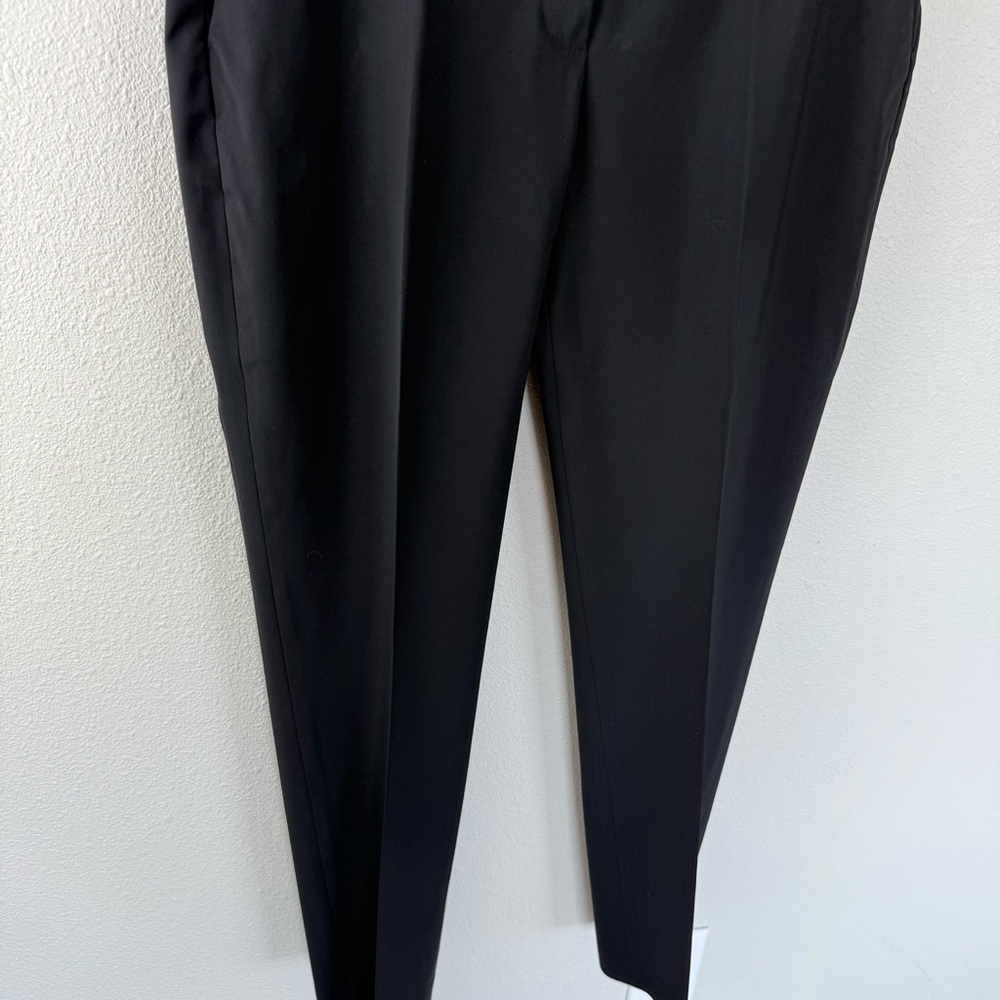 Theory Tailored Trouser Pant Travel Wool Black Business Casual Women’s 8 - Picture 5 of 11